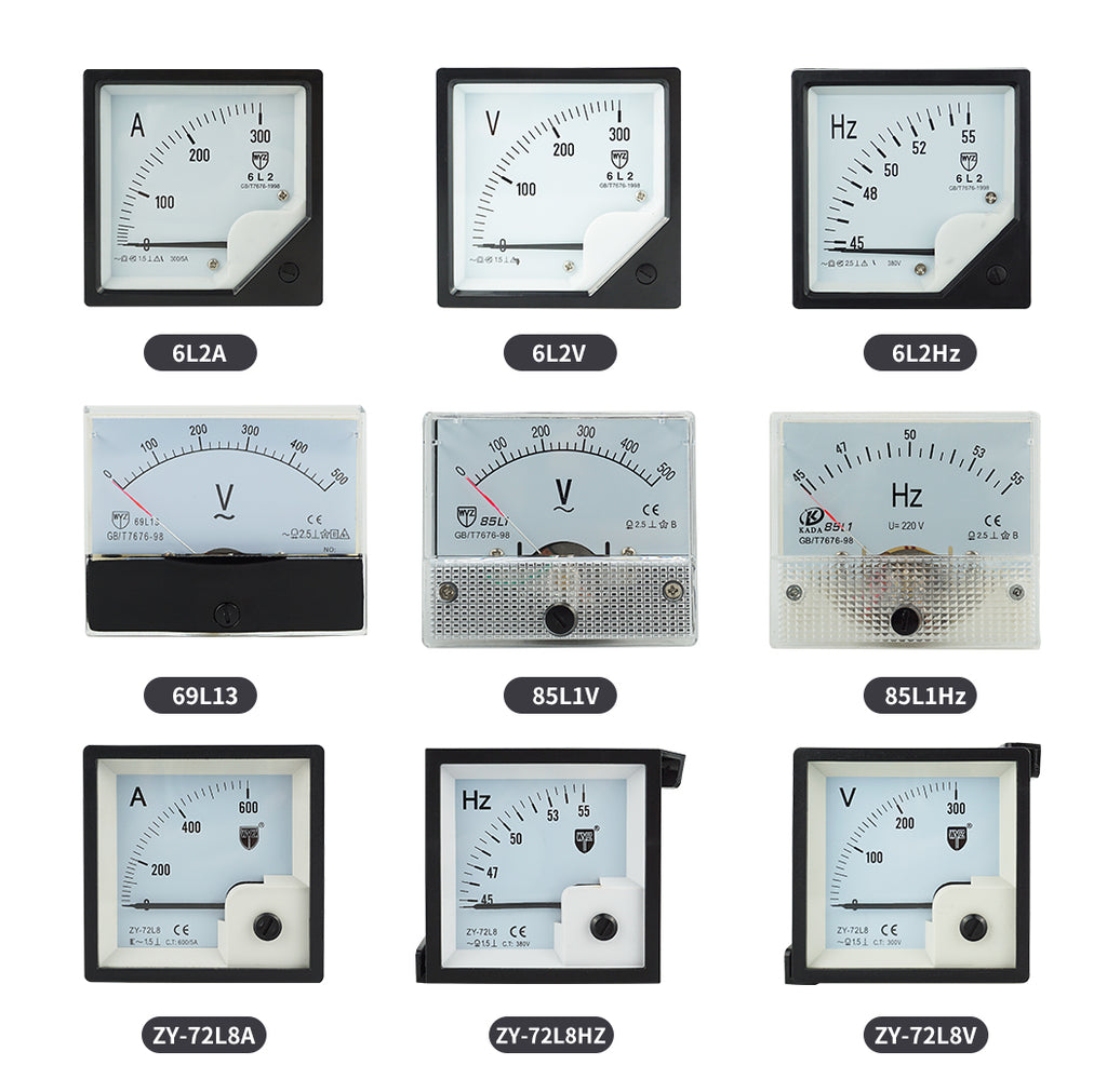 MU-45 Plastic AC 0-450V Range Analog Voltmeter Gauge Panel Meter