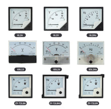 Load image into Gallery viewer, MU-45 Plastic AC 0-450V Range Analog Voltmeter Gauge Panel Meter