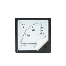 Load image into Gallery viewer, Analog DC Voltmeter 6L2-V 0-300V 0-500V 76*76mm size