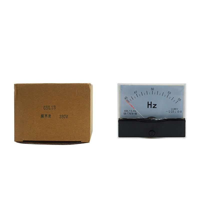 Frequency meter pointer instrument frequency meter 380V 69L13 HZ