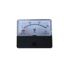 Load image into Gallery viewer, MU-45 Plastic AC 0-450V Range Analog Voltmeter Gauge Panel Meter