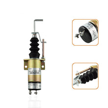 Load image into Gallery viewer, Excavator Parts Diesel Engine 366-07197 36607197 36607198 12v 24V Push Pull Diesel Generator Solenoid Valve