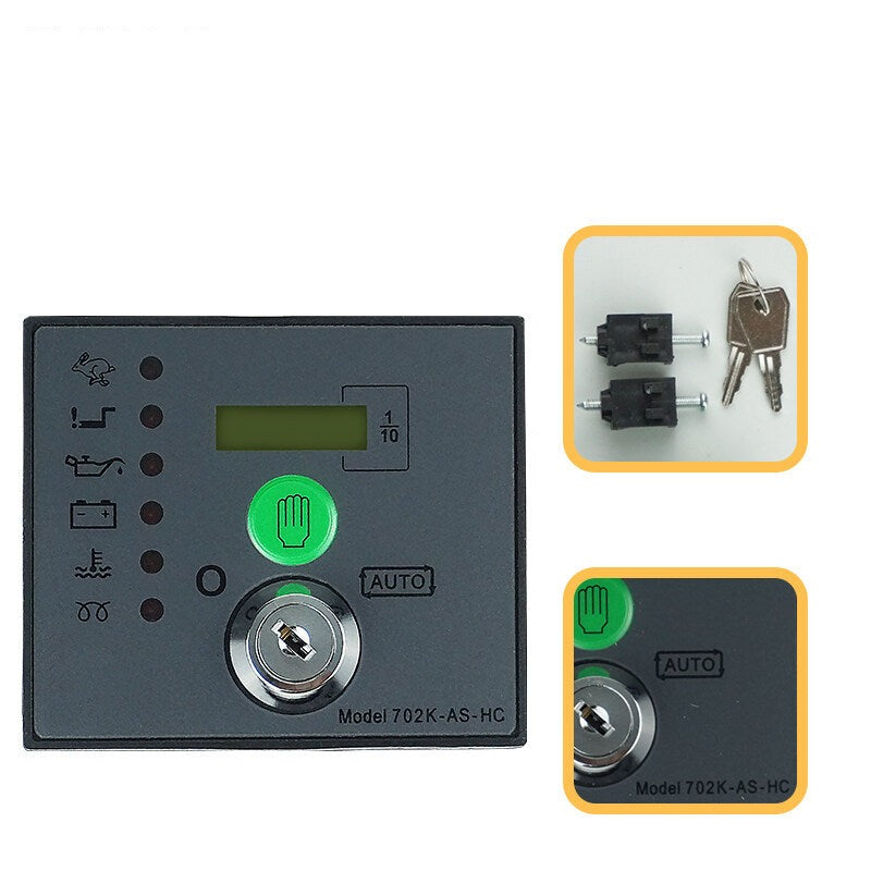 DSE702 Generator Controller Auto/Manual Start with Keys