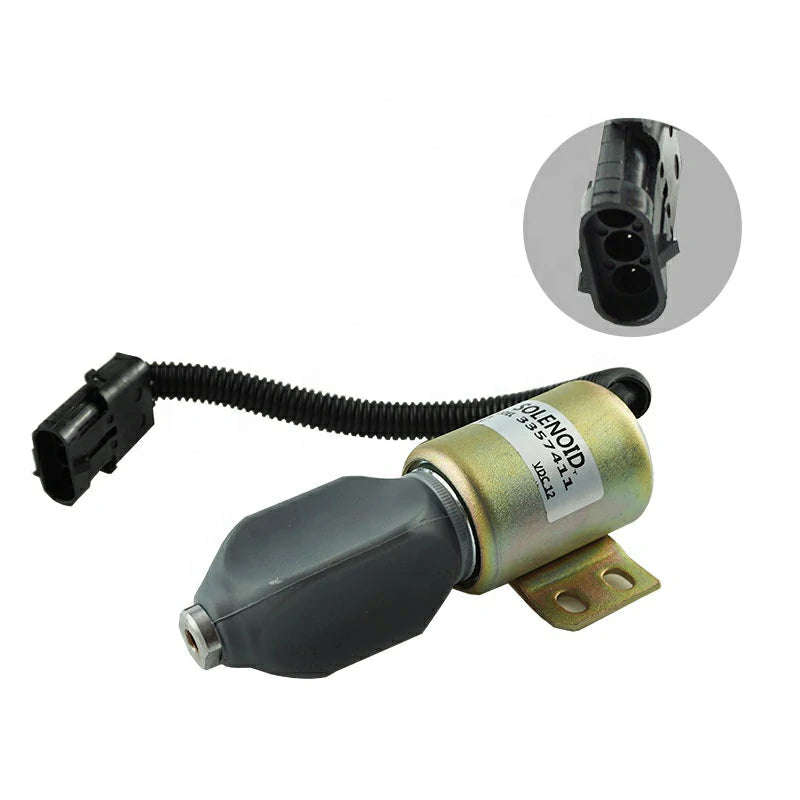 Generator Accessories Fuel Stop Solenoid Actuator For Diesel Engine 3357411 12V Solenoid Valve