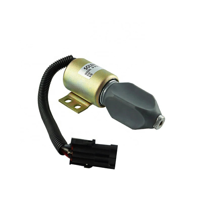 Generator Accessories Fuel Stop Solenoid Actuator For Diesel Engine 3357411 12V Solenoid Valve