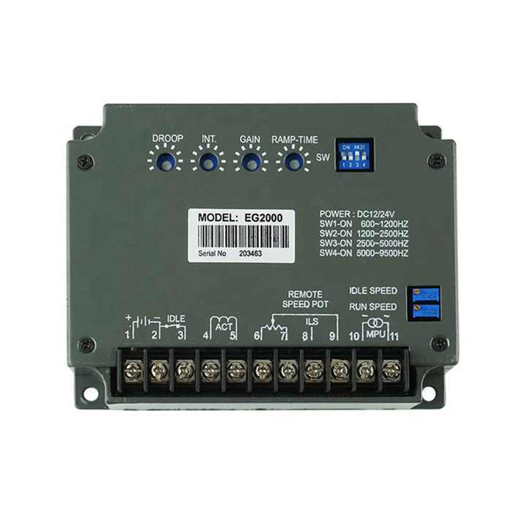 EG2000 Replace Engine Speed Governor Controller 32Vdc Diesel Generator Speed Controller