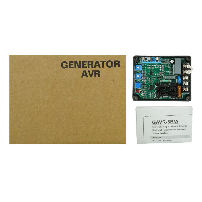 GAVR-8A Generator AVR Automatic Voltage Regulator Diesel Alternator Part Power Stabilizer GAVR8A