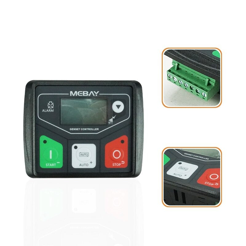 DC30D Auto Start Control Panel Generator Control Module Mebay DC30D Controller for Small Diesel Genset