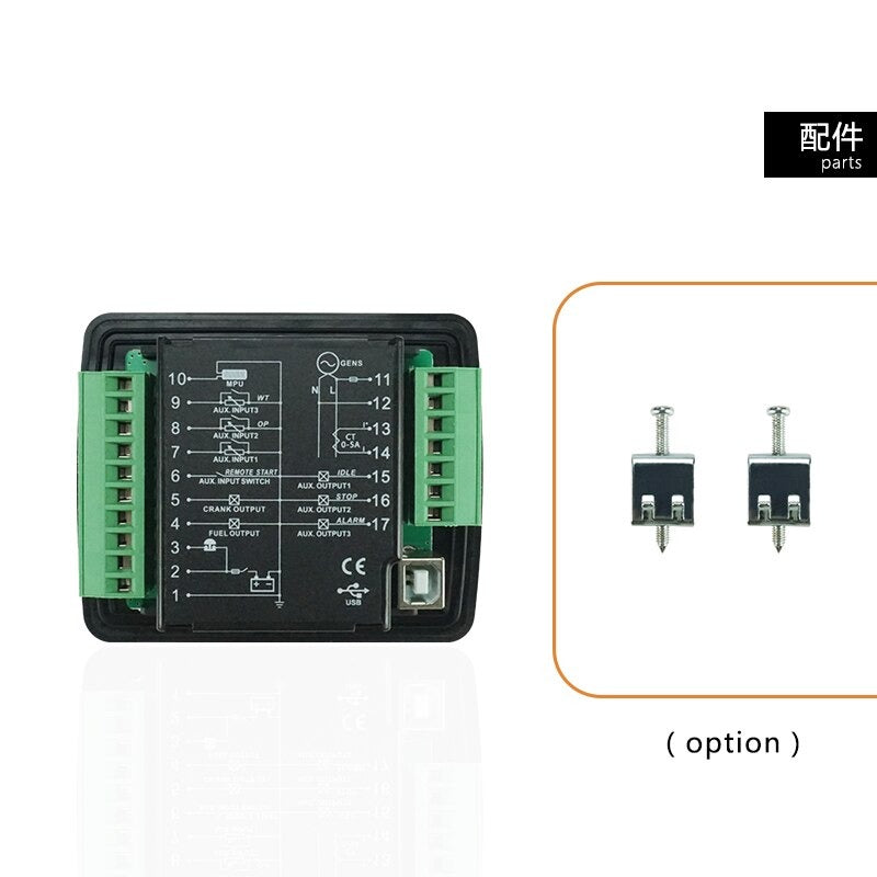 DC30D Auto Start Control Panel Generator Control Module Mebay DC30D Controller for Small Diesel Genset