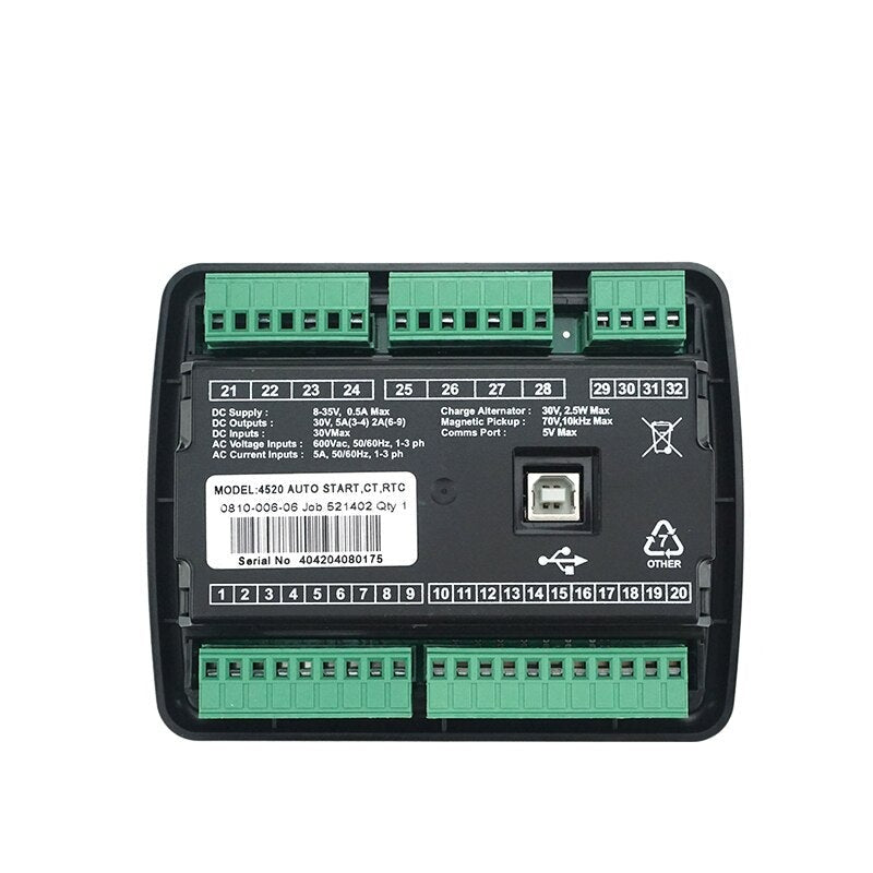 DSE4520 Generator  Control Module 4520 for Diesel Geneset Controller Unit DSE4520 Replacement