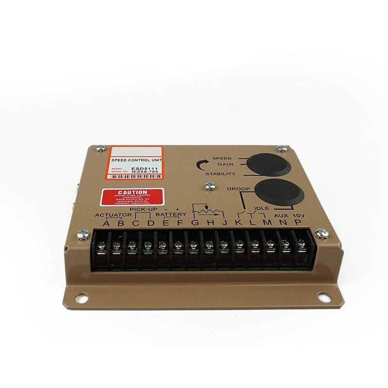 Engine Motor Speed Regulator ESD5111 Diesel Genset Adjustment Controller ESD 5111 Speed Govornor for Generator Parts