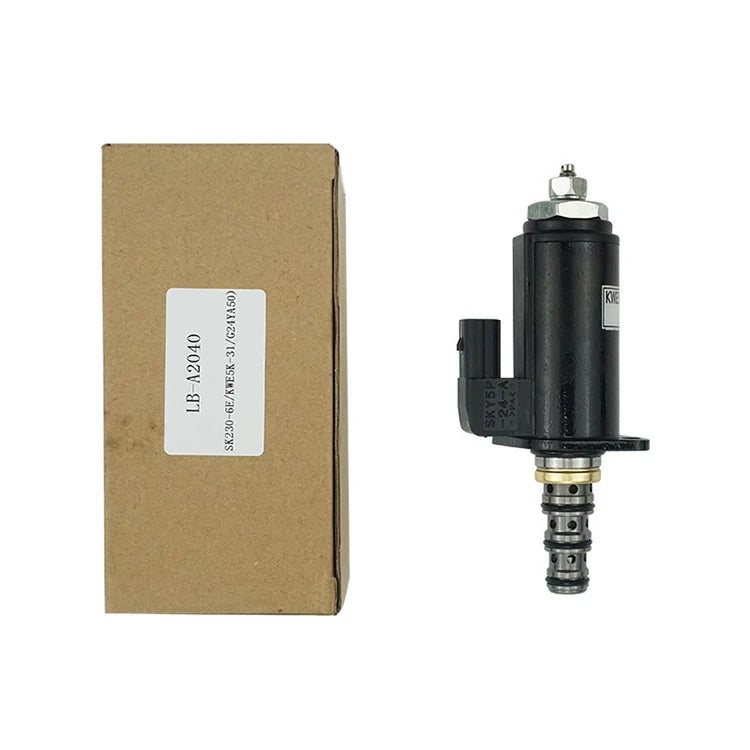 LB-A2040 Solenoid Valve YB35V00006F1 KWE5K-31/G24YA50 for Kobelco SK200-6E SK230-6E