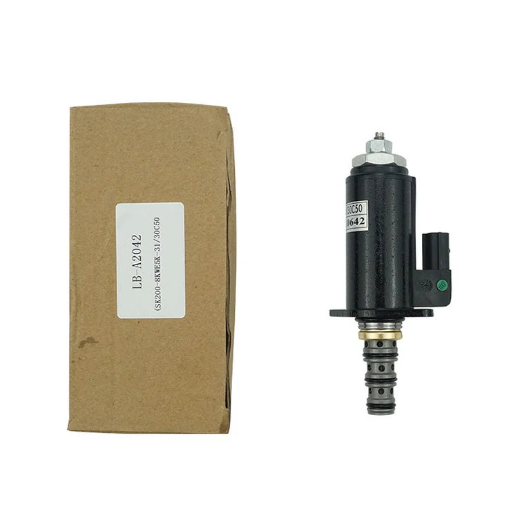 LB-A2042 YN35V00052F1 Hydraulic Pump Solenoid Valve fits for Kobelco SK200-8 S 24V