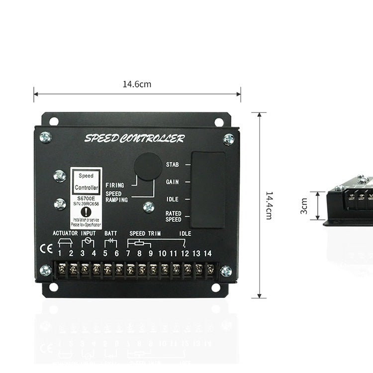 S6700E Generator Parts Speed Governor Adjust Controller Module