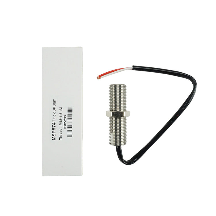 MSP6741 M18*1.5 Threaded 58mm 228mm Flying leads connector speed sensor for generator engine